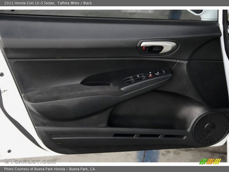 Taffeta White / Black 2011 Honda Civic LX-S Sedan