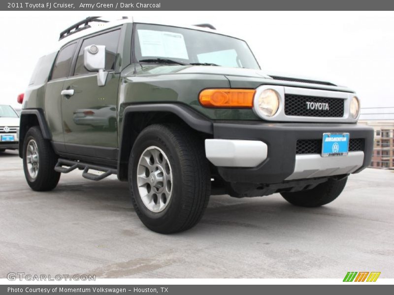 Army Green / Dark Charcoal 2011 Toyota FJ Cruiser