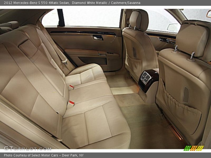 Diamond White Metallic / Cashmere/Savanna 2012 Mercedes-Benz S 550 4Matic Sedan