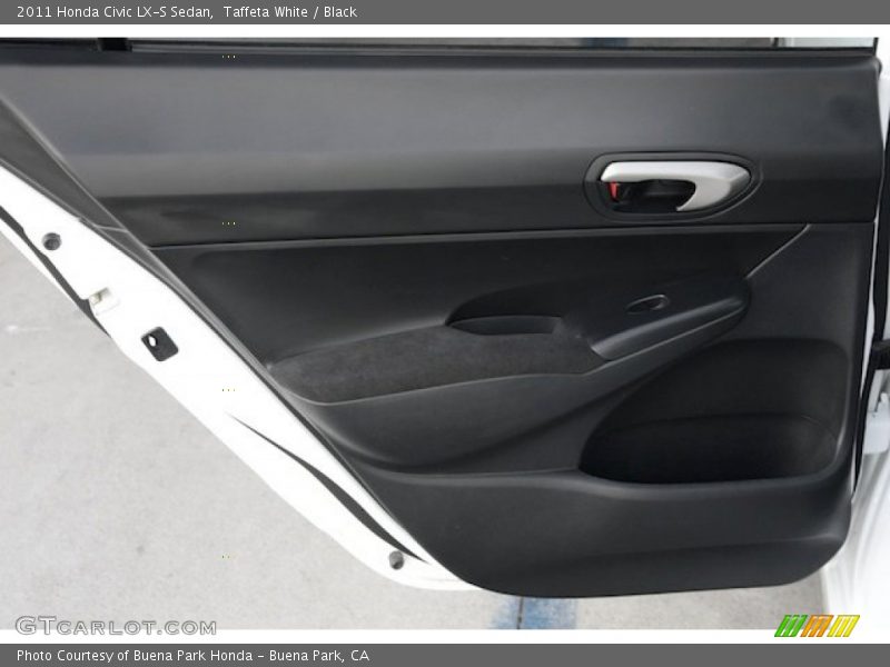 Taffeta White / Black 2011 Honda Civic LX-S Sedan