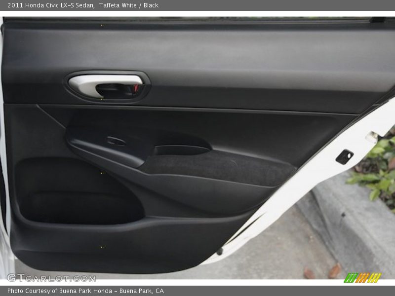 Taffeta White / Black 2011 Honda Civic LX-S Sedan