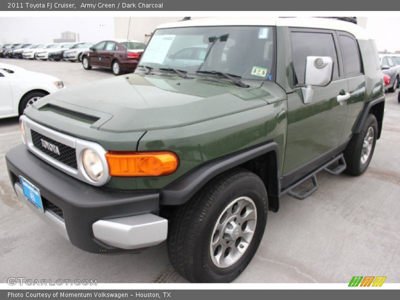 Army Green / Dark Charcoal 2011 Toyota FJ Cruiser