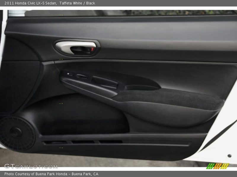 Taffeta White / Black 2011 Honda Civic LX-S Sedan