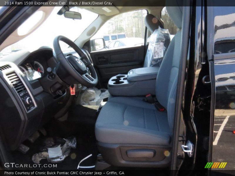 Black / Black/Diesel Gray 2014 Ram 1500 Express Crew Cab