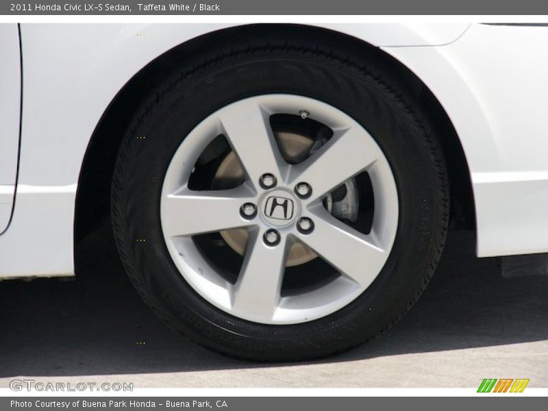 Taffeta White / Black 2011 Honda Civic LX-S Sedan