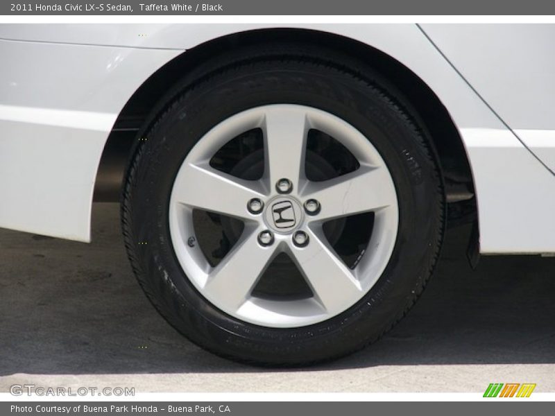 Taffeta White / Black 2011 Honda Civic LX-S Sedan