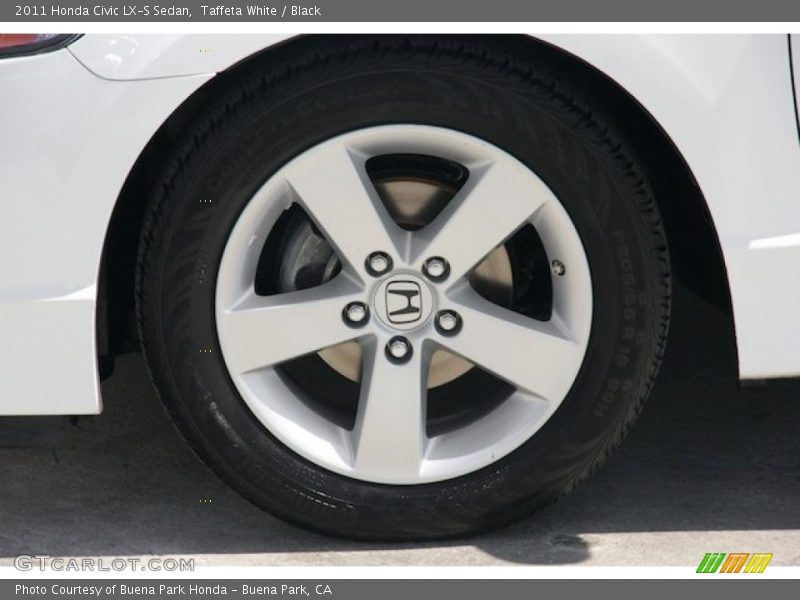 Taffeta White / Black 2011 Honda Civic LX-S Sedan