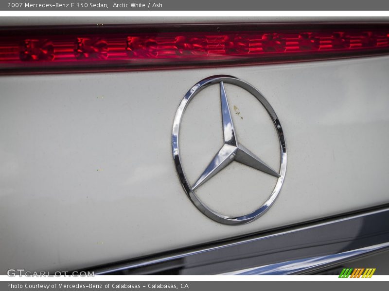 Arctic White / Ash 2007 Mercedes-Benz E 350 Sedan