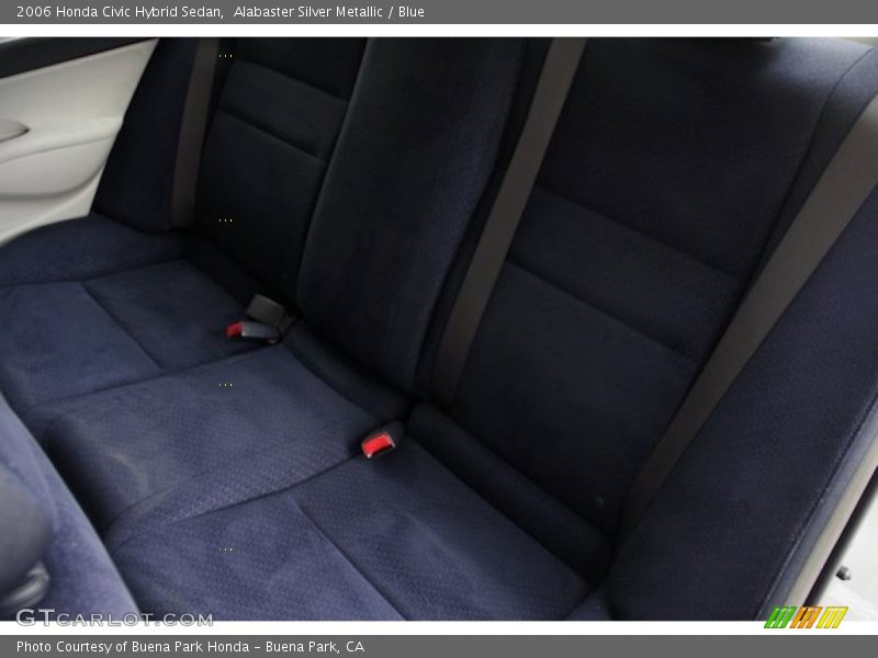 Alabaster Silver Metallic / Blue 2006 Honda Civic Hybrid Sedan