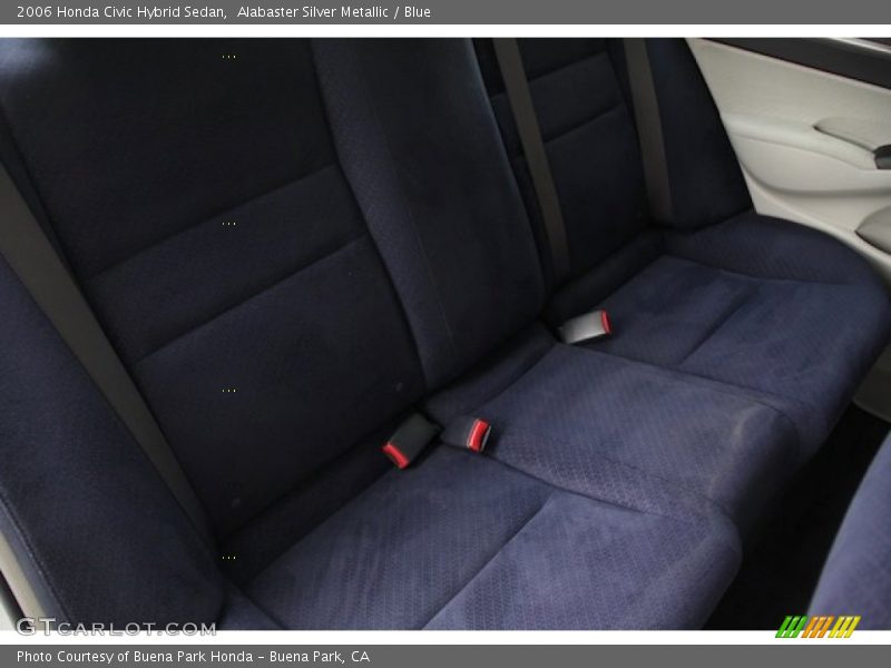 Alabaster Silver Metallic / Blue 2006 Honda Civic Hybrid Sedan