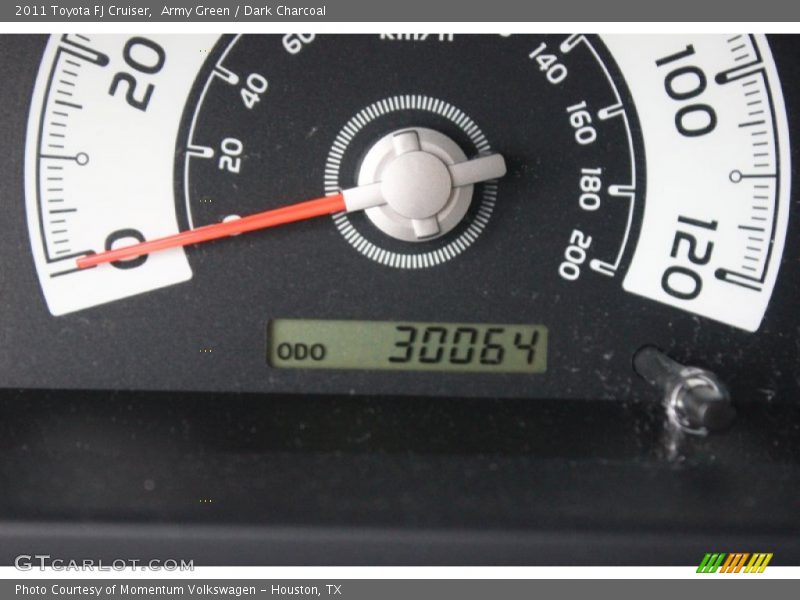 Army Green / Dark Charcoal 2011 Toyota FJ Cruiser