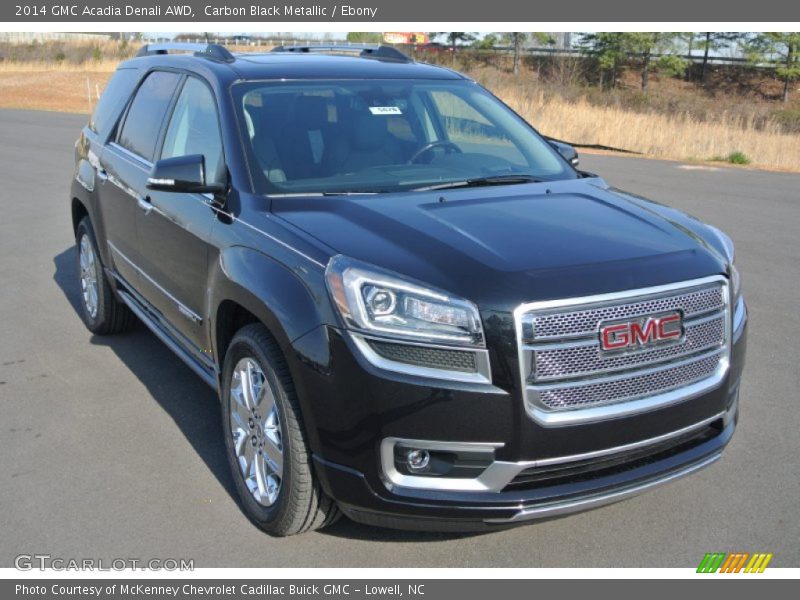 Carbon Black Metallic / Ebony 2014 GMC Acadia Denali AWD