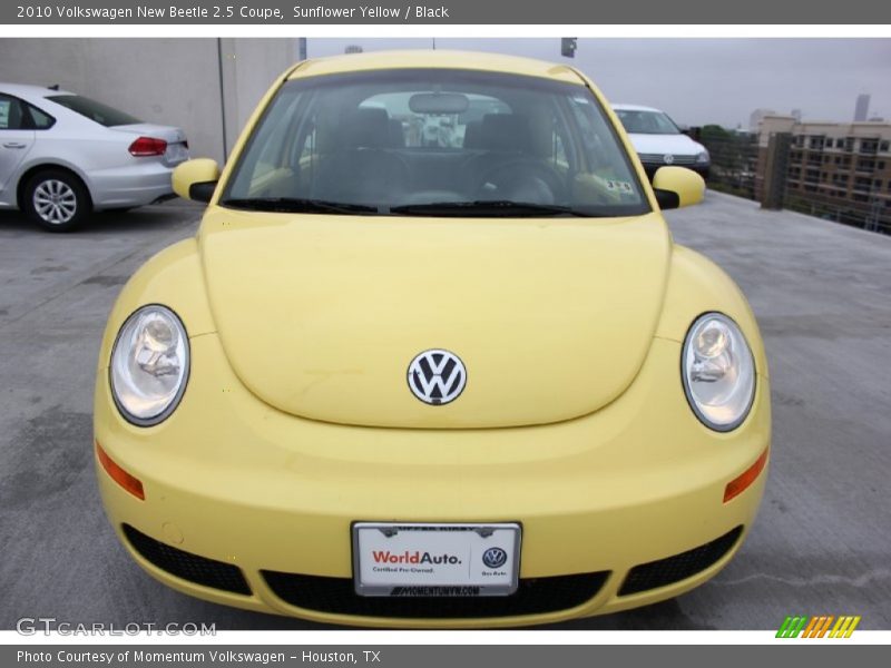 Sunflower Yellow / Black 2010 Volkswagen New Beetle 2.5 Coupe