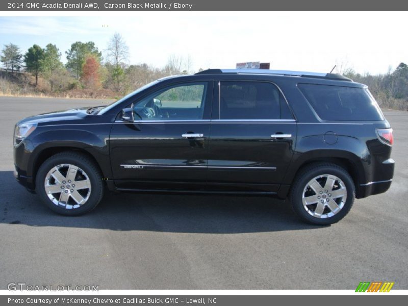 Carbon Black Metallic / Ebony 2014 GMC Acadia Denali AWD