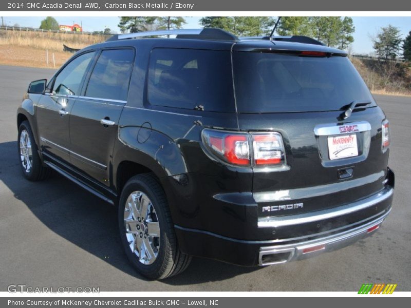 Carbon Black Metallic / Ebony 2014 GMC Acadia Denali AWD