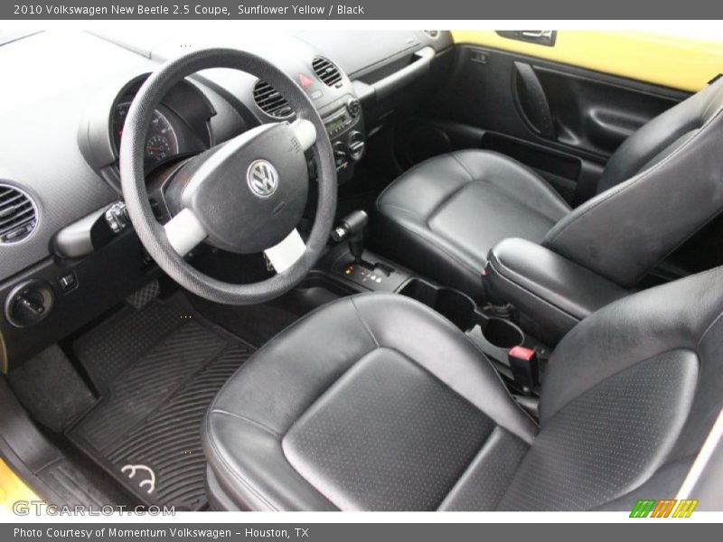 Sunflower Yellow / Black 2010 Volkswagen New Beetle 2.5 Coupe