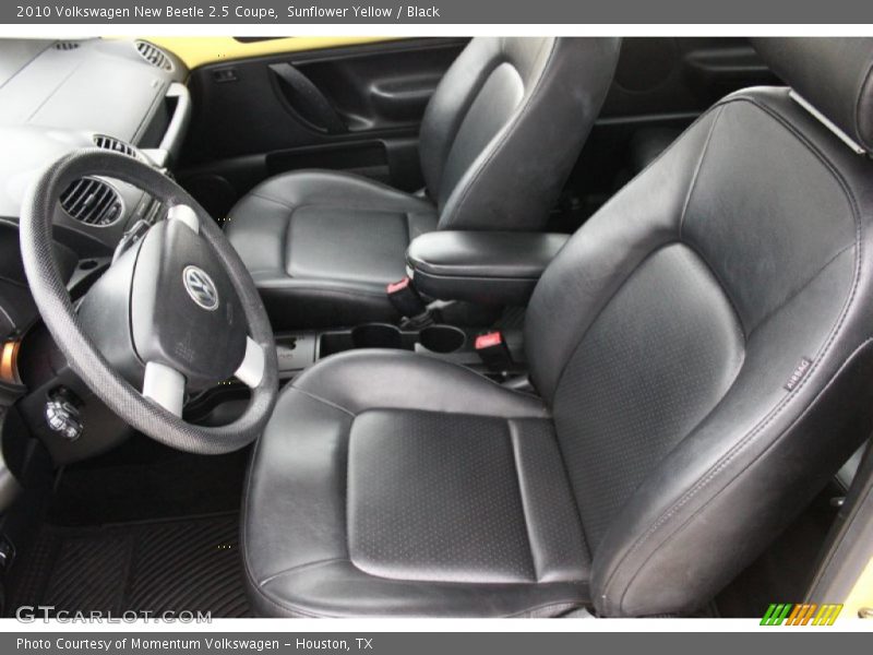 Sunflower Yellow / Black 2010 Volkswagen New Beetle 2.5 Coupe
