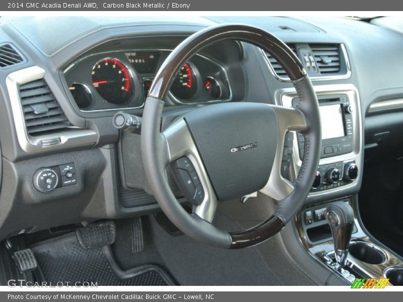 Carbon Black Metallic / Ebony 2014 GMC Acadia Denali AWD