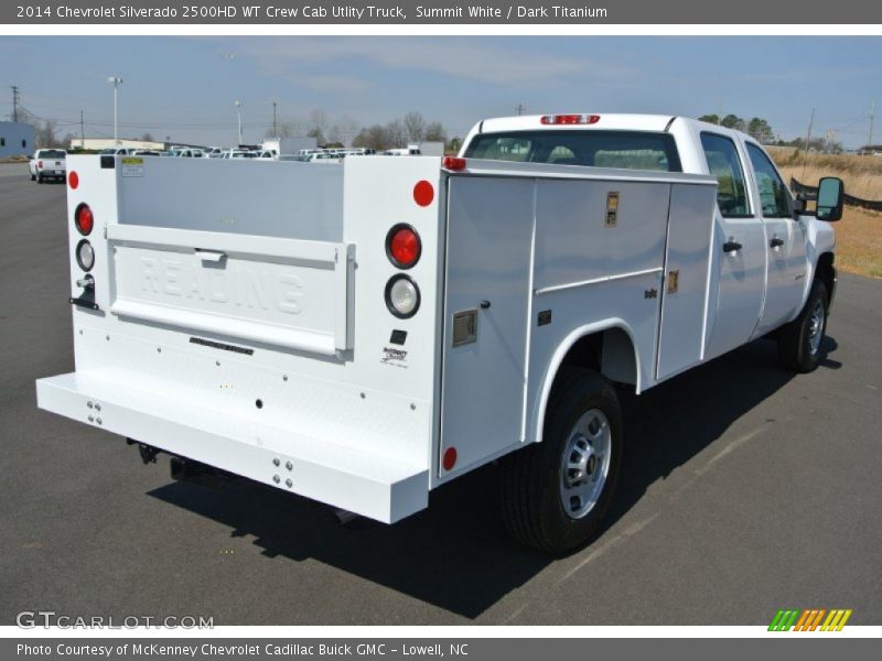 Summit White / Dark Titanium 2014 Chevrolet Silverado 2500HD WT Crew Cab Utlity Truck