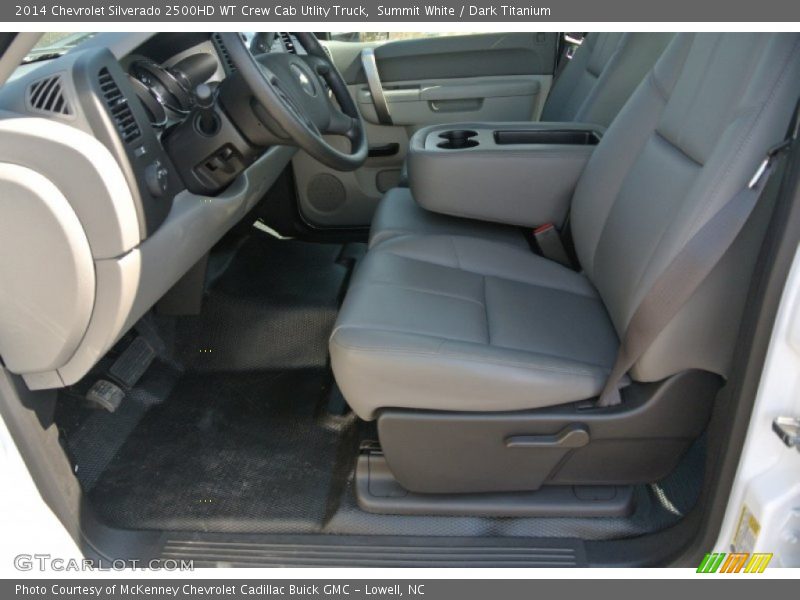 Summit White / Dark Titanium 2014 Chevrolet Silverado 2500HD WT Crew Cab Utlity Truck