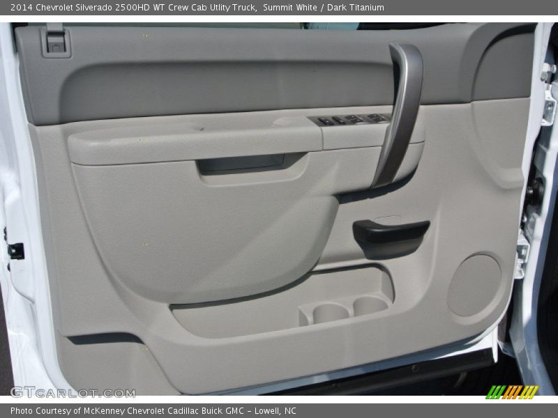 Summit White / Dark Titanium 2014 Chevrolet Silverado 2500HD WT Crew Cab Utlity Truck