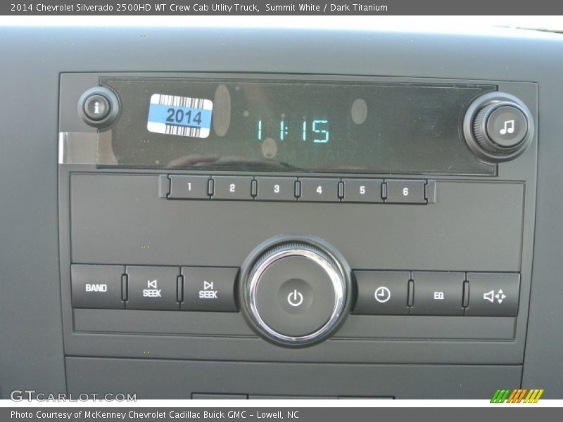 Summit White / Dark Titanium 2014 Chevrolet Silverado 2500HD WT Crew Cab Utlity Truck