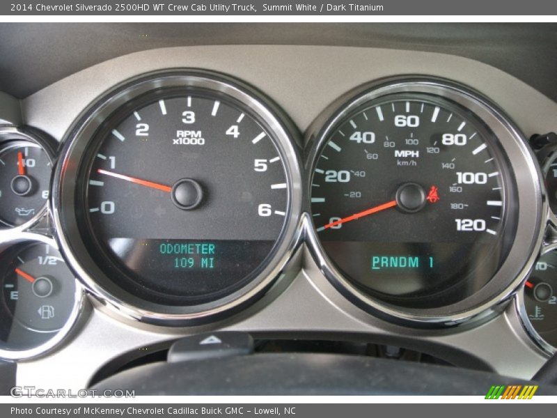 Summit White / Dark Titanium 2014 Chevrolet Silverado 2500HD WT Crew Cab Utlity Truck