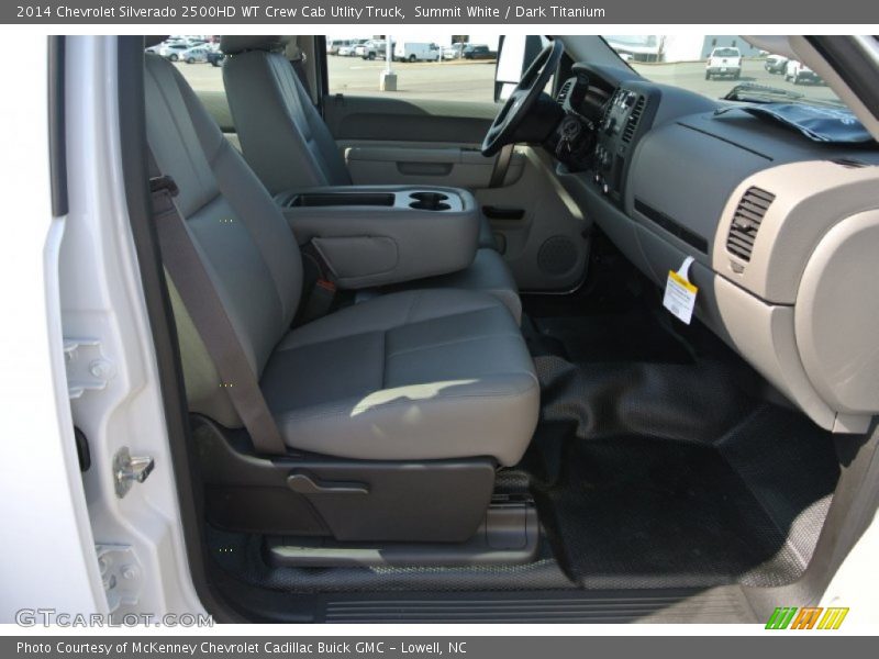 Summit White / Dark Titanium 2014 Chevrolet Silverado 2500HD WT Crew Cab Utlity Truck