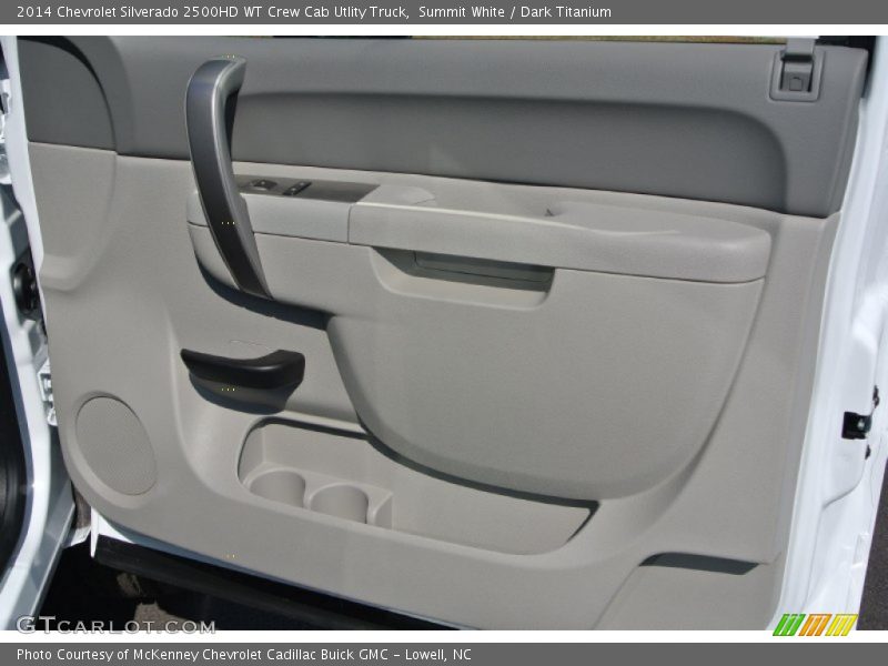 Summit White / Dark Titanium 2014 Chevrolet Silverado 2500HD WT Crew Cab Utlity Truck