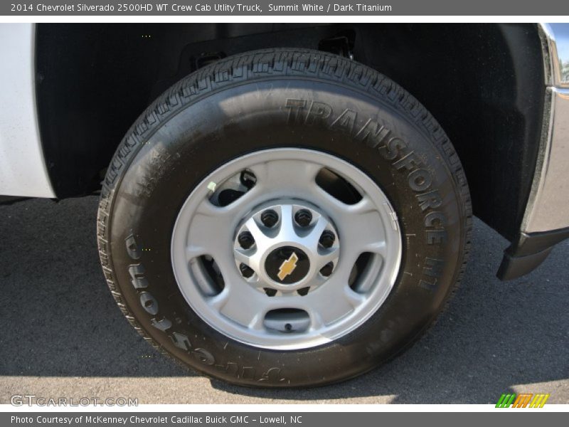 Summit White / Dark Titanium 2014 Chevrolet Silverado 2500HD WT Crew Cab Utlity Truck