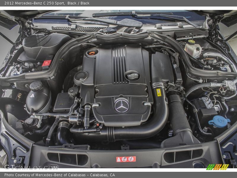 Black / Black 2012 Mercedes-Benz C 250 Sport
