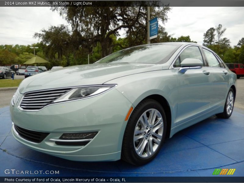 Ice Storm / Light Dune 2014 Lincoln MKZ Hybrid