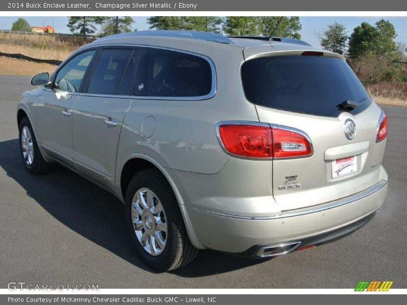 Champagne Silver Metallic / Ebony 2014 Buick Enclave Leather