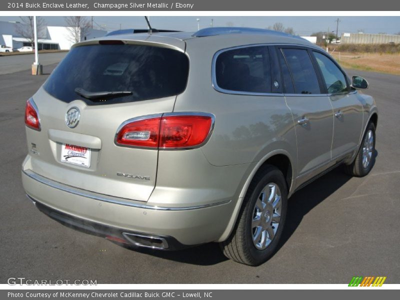 Champagne Silver Metallic / Ebony 2014 Buick Enclave Leather