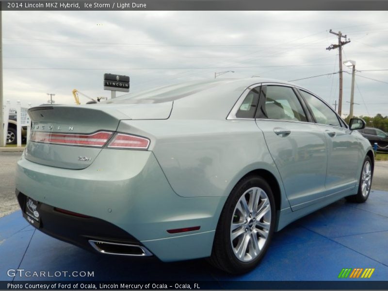 Ice Storm / Light Dune 2014 Lincoln MKZ Hybrid