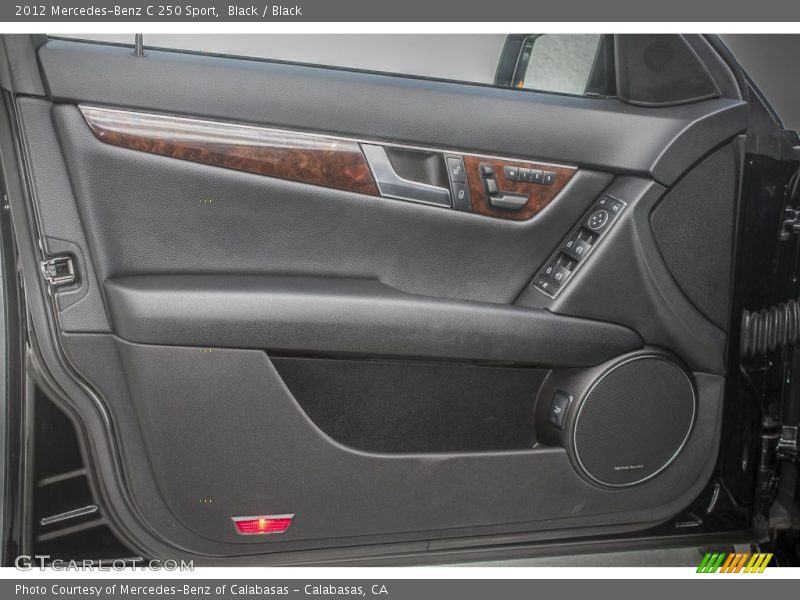 Black / Black 2012 Mercedes-Benz C 250 Sport