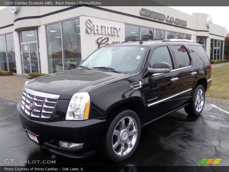 Black Raven / Ebony/Ebony 2009 Cadillac Escalade AWD
