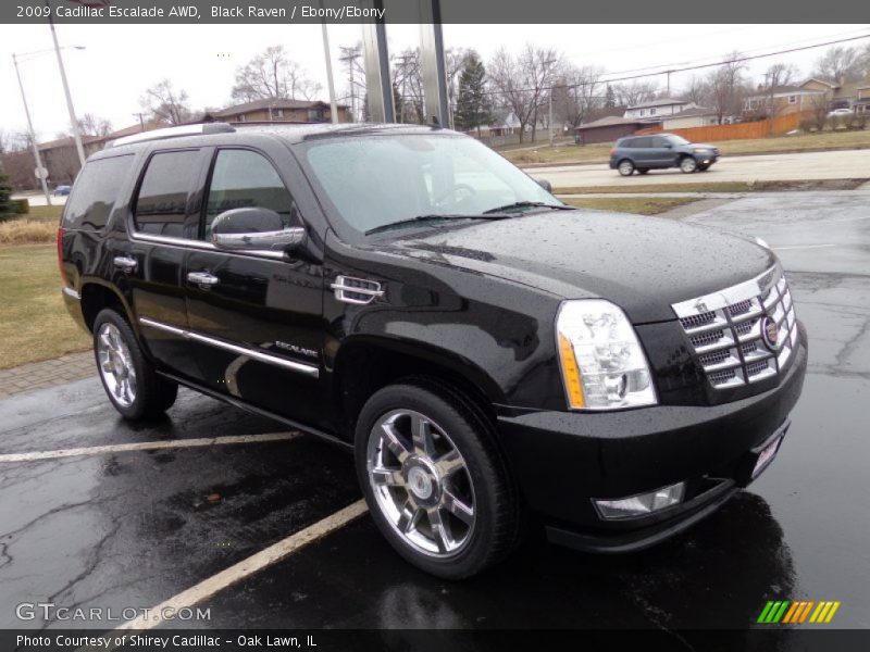 Black Raven / Ebony/Ebony 2009 Cadillac Escalade AWD