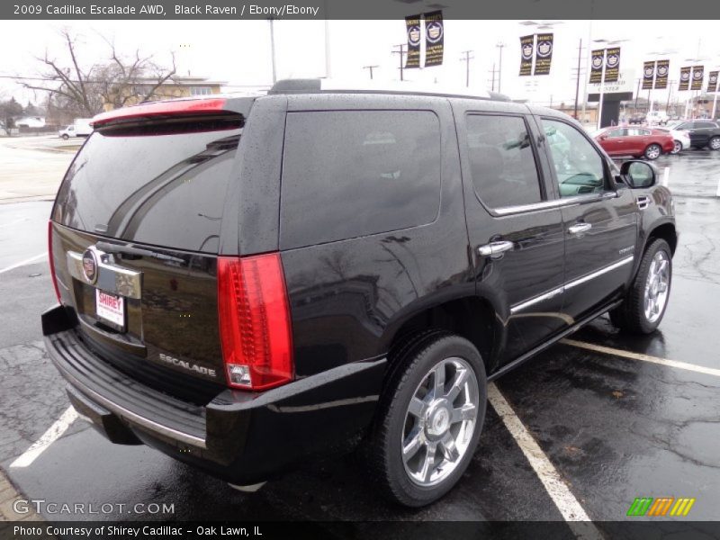 Black Raven / Ebony/Ebony 2009 Cadillac Escalade AWD