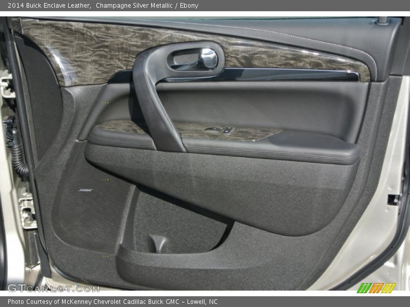 Champagne Silver Metallic / Ebony 2014 Buick Enclave Leather