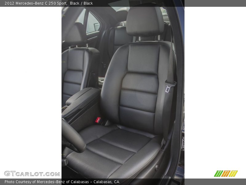 Black / Black 2012 Mercedes-Benz C 250 Sport