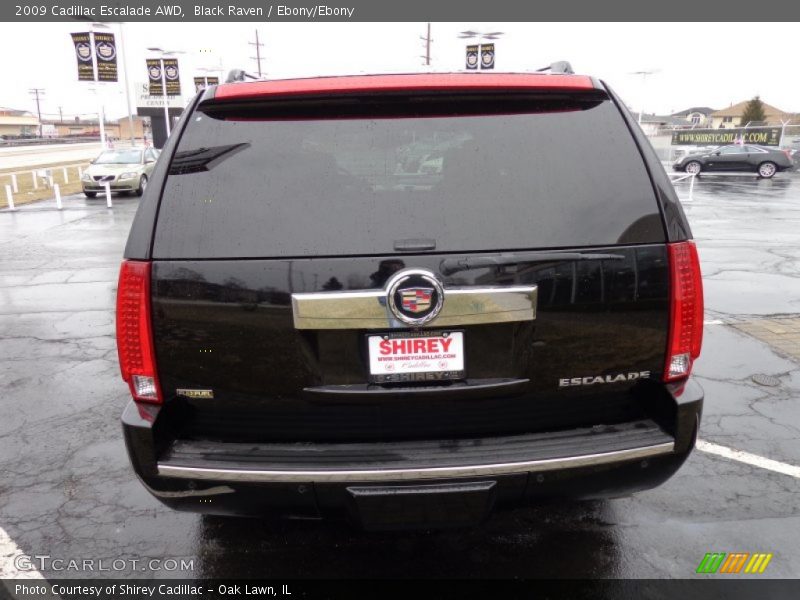 Black Raven / Ebony/Ebony 2009 Cadillac Escalade AWD