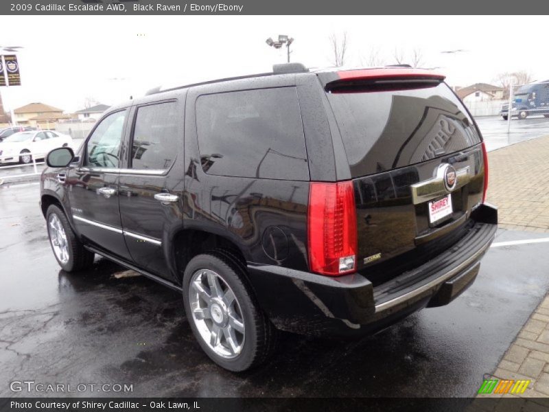 Black Raven / Ebony/Ebony 2009 Cadillac Escalade AWD