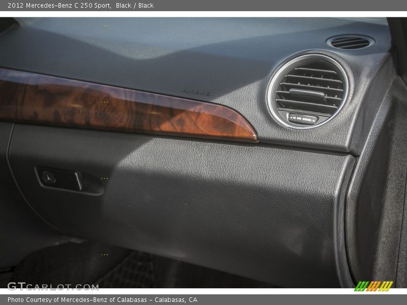 Black / Black 2012 Mercedes-Benz C 250 Sport