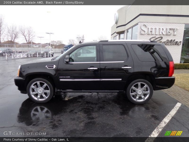 Black Raven / Ebony/Ebony 2009 Cadillac Escalade AWD