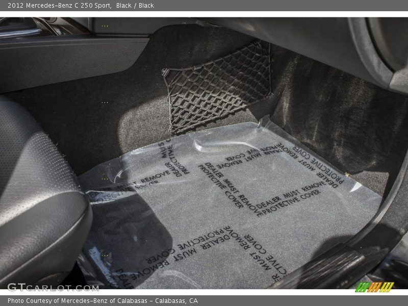 Black / Black 2012 Mercedes-Benz C 250 Sport