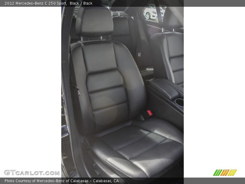 Black / Black 2012 Mercedes-Benz C 250 Sport