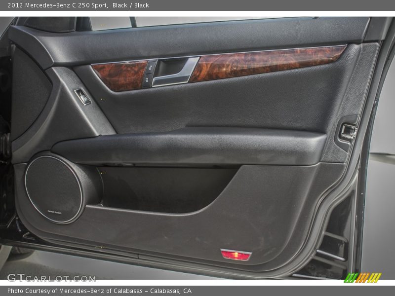 Black / Black 2012 Mercedes-Benz C 250 Sport