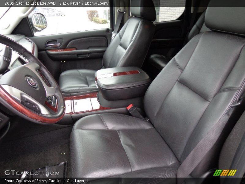 Black Raven / Ebony/Ebony 2009 Cadillac Escalade AWD