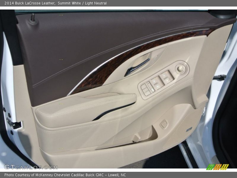 Summit White / Light Neutral 2014 Buick LaCrosse Leather